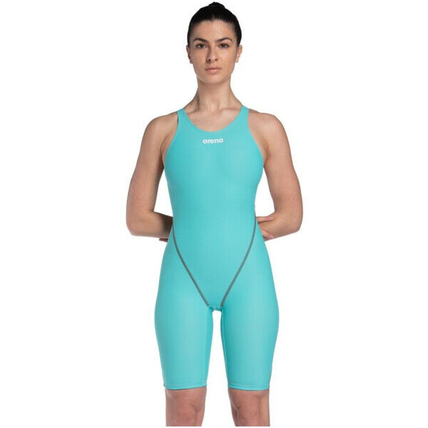 Strój startowy pływacki damski Arena Powerskin St Next Open Back Aquamarine 005873681