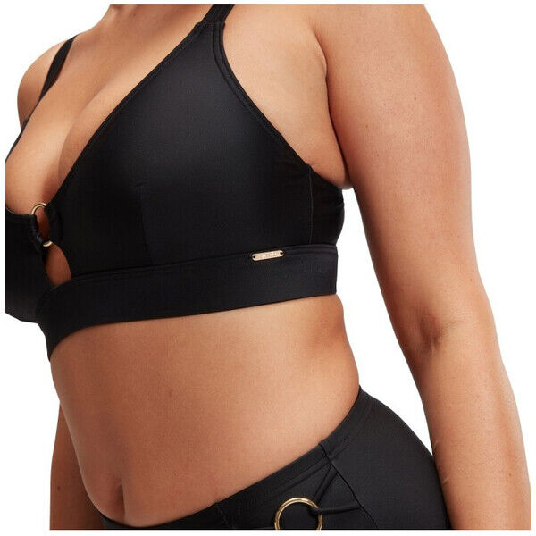 Góra od kostiumu kąpielowego damskiego Speedo Tri Bikini Top Black 8-0040250001