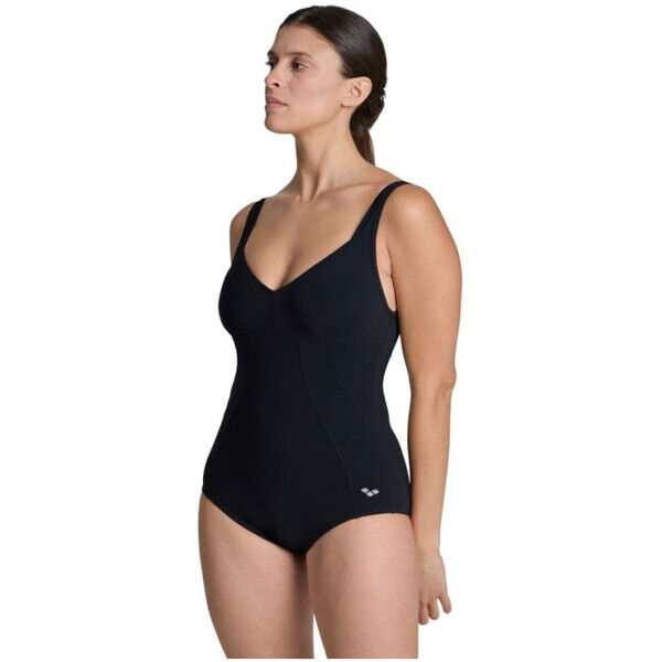 Strój kąpielowy damski Arena Women's Bodylift Vertigo Wing Classic Back Black 006526500