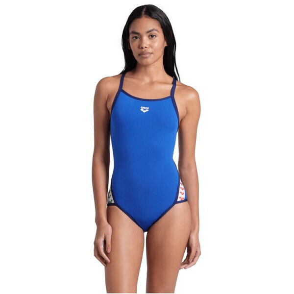 Strój kąpielowy damski Arena Women Team Icons Superfly Solid Royal Navy 005036717