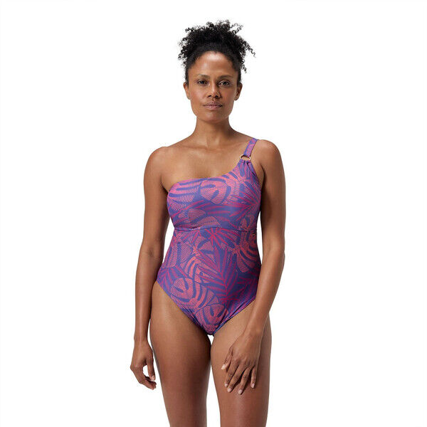 Strój kąpielowy na basen damski Speedo Asymmetric Purple 8-00402117921