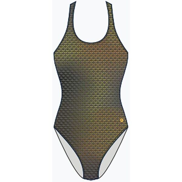 Strój pływacki jednoczęściowy damski RAS Maze Classic Back black 2000165691