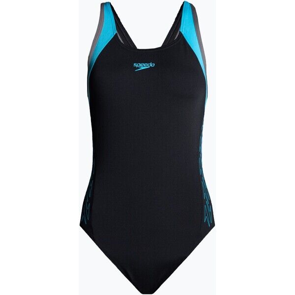 Strój pływacki jednoczęściowy damski Speedo HyperBoom Splice Flyback black/bolt/dove grey 2000057275