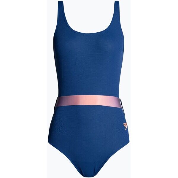 Strój pływacki jednoczęściowy damski Speedo Belted Deep U-Back ammonite/soft coral/miami lilac 2000057251