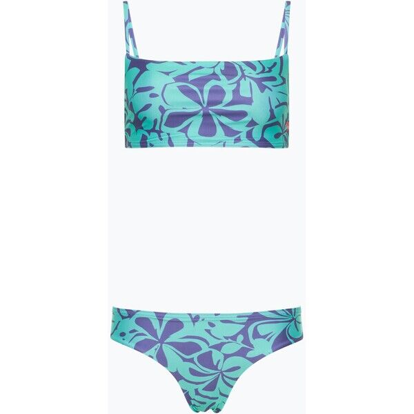 Strój pływacki dwuczęściowy damski Speedo Printed Adjustable Thinstrap hapuna blue 2000135444