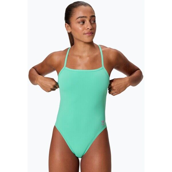 Strój pływacki jednoczęściowy damski Speedo FL Solid V-Back 2.0 aqua breeze 2000193123