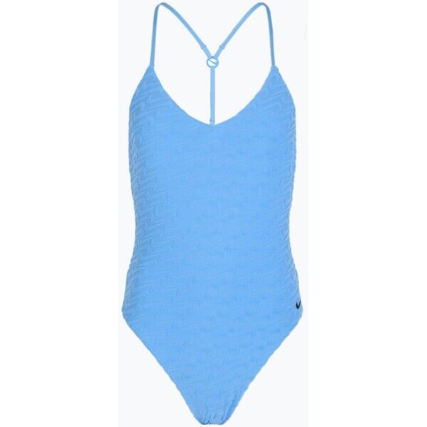 Strój pływacki jednoczęściowy damski Nike Swoosh Link Y-Back university blue 2000159098