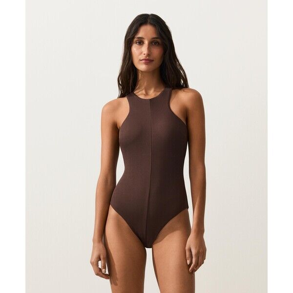 OYSHO Kostium kąpielowy halter rib 32473534-792
