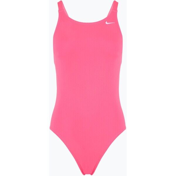 Strój pływacki jednoczęściowy damski Nike Hydrastrong Solid Fastback hyper pink 2000159185