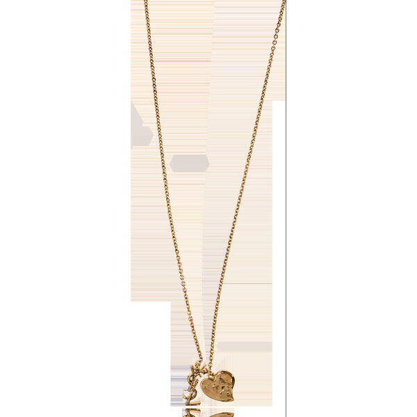 Saint Laurent ZŁOTY Mosiężny naszyjnik ‘Cassandre’ 1863707