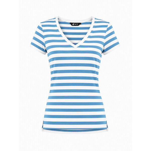 Mój Kraj Taki Piękny T-shirt Perfect Lines Szerokie Paski Borówka ts-pl-szp-bor