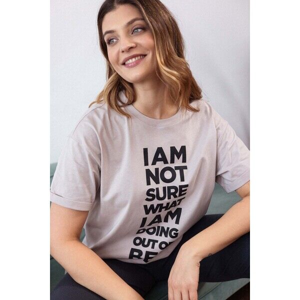 Mój Kraj Taki Piękny T-shirt Voilà Lazy Days Krem tsh-v-lazydays-kr