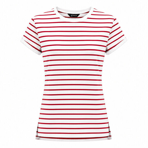 Mój Kraj Taki Piękny T-shirt Prosta Historia Szerokie Paski Białe-Czerwone ph-sz