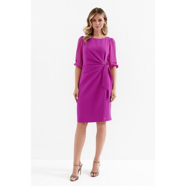 EMOI Elegancka sukienka w kolorze fuksji 3060 40-609-607