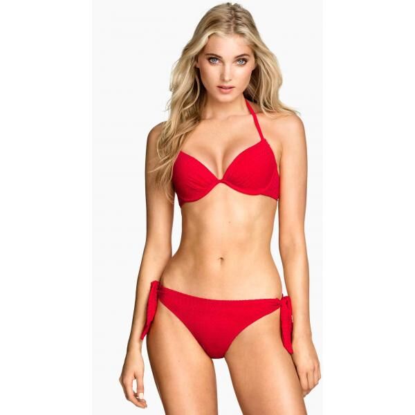 H&M Dół od kostiumu 0245167017 Czerwony