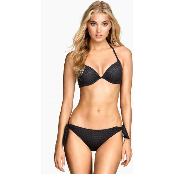 H&M Dół od kostiumu 0245167014 Czarny