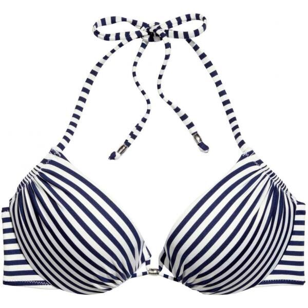 H&M Góra od kostiumu 0170189012 Biały/Paski