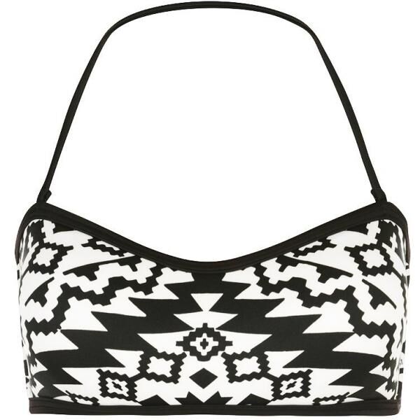 Seafolly KASBAH Góra od bikini black/white S1941H03K-Q11