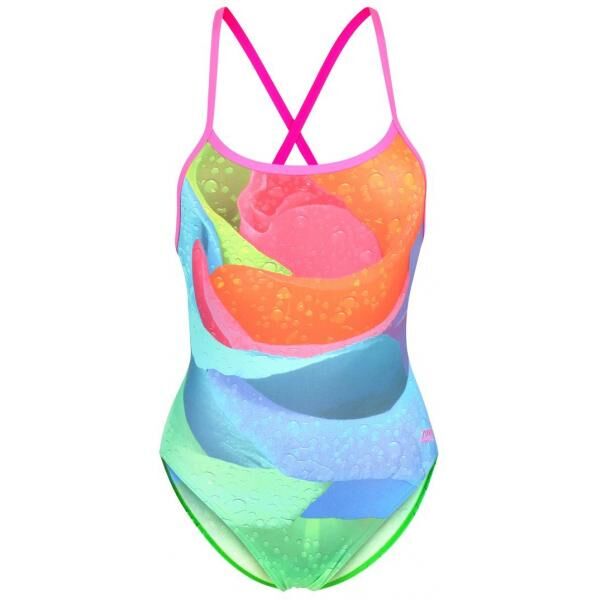 Zoggs RAINBOW ROSE AQUABACK Kostium kąpielowy multicoloured ZG141H015-J11