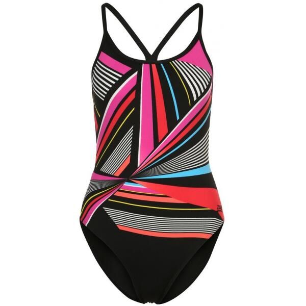 Zoggs RUBIX Kostium kąpielowy black/multicoloured ZG141H00Y-Q11