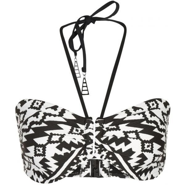 Seafolly KASBAH Góra od bikini black/white S1941H03O-Q11