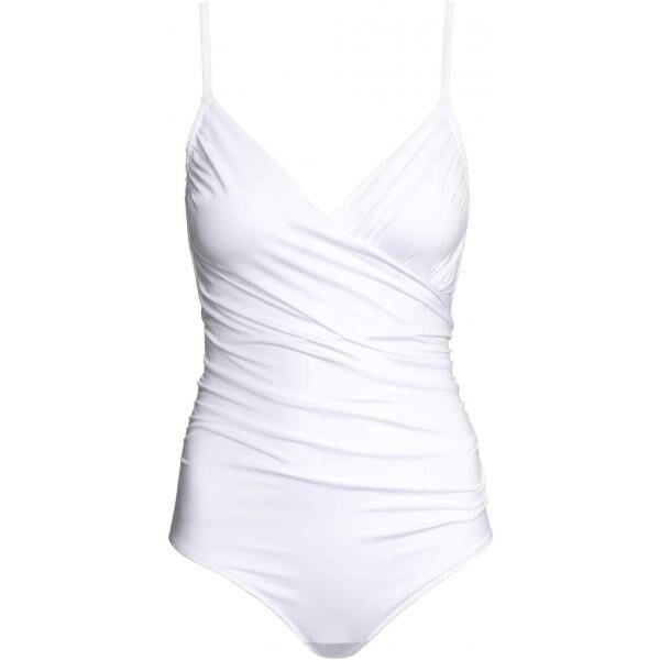 H&M Modelujący kostium kąpielowy 0188183002 Biały