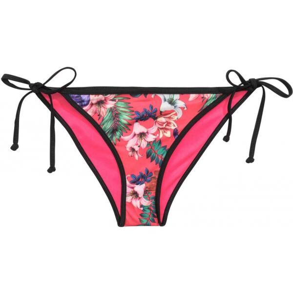 H&M Bikini tie tanga bottoms 0351288001 Neon coral/Floral