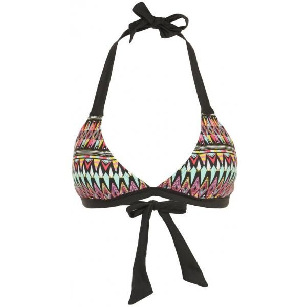 Twintip Performance Góra od bikini black/multi TT741HA07-Q12