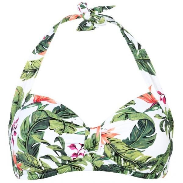 Seafolly JUNGLE OUT THERE Góra od bikini white S1941H058-A11
