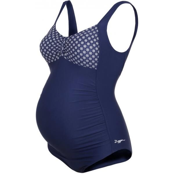Zoggs BRIGHTON Kostium kąpielowy navy white ZG141H01Z-K11