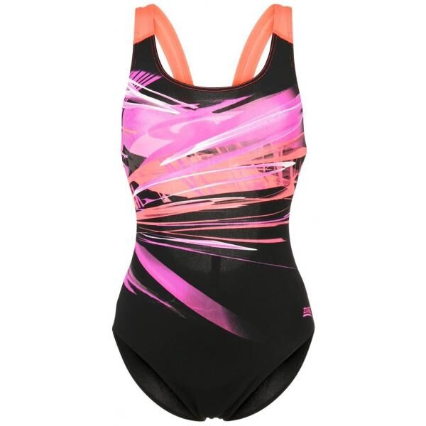 Zoggs AURORA Kostium kąpielowy black/multi ZG141H01R-Q11