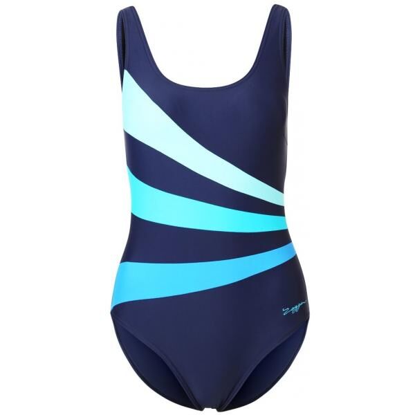 Zoggs BLUE PLANET SANDON Kostium kąpielowy dark blue ZG141H01I-K11