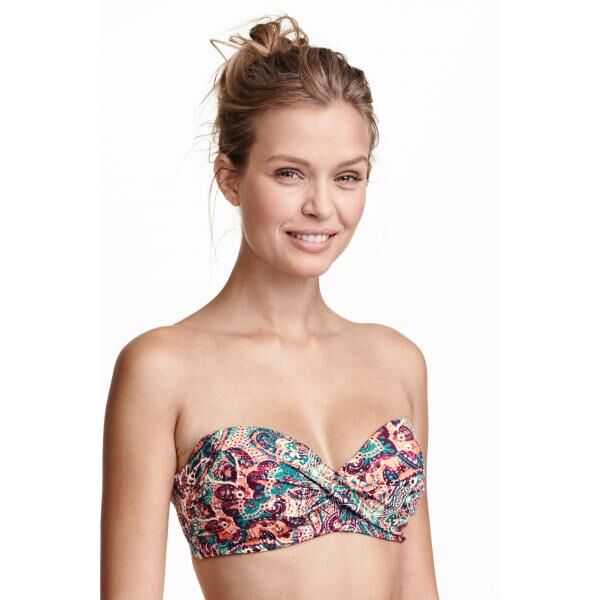 H&M Góra od kostiumu 0354715028 Różowy/Wzór