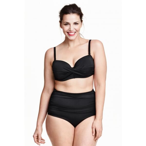 H&M H&M+ Dół od kostiumu 0361424005 Czarny