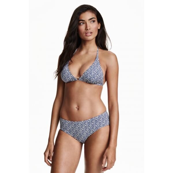 H&M Dół od kostiumu 0378186001 Naturalna biel/Ciemnoniebieski