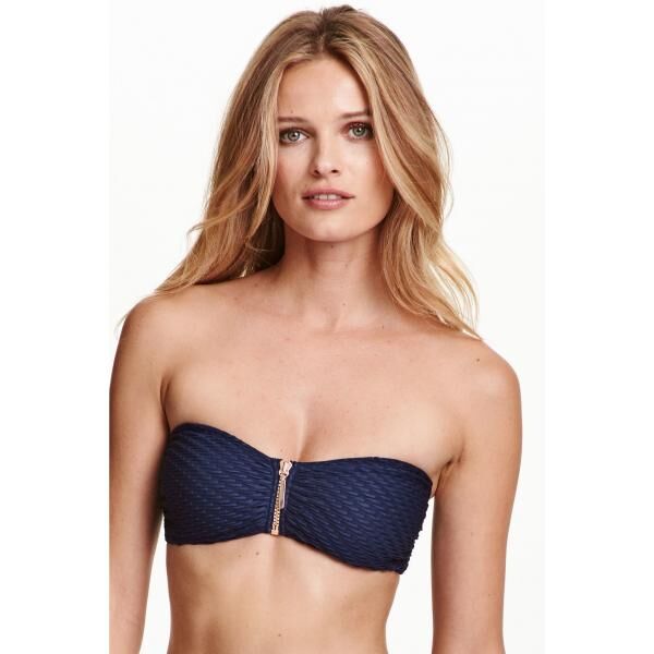 H&M Góra od kostiumu 0184280019 Ciemnoniebieski