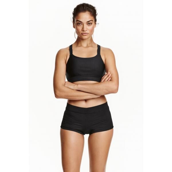 H&M Dół od kostiumu 0357252001 Czarny