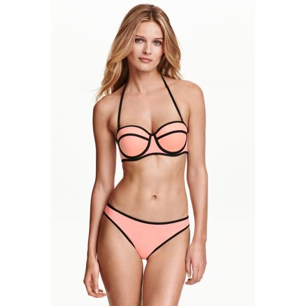 H&M Dół od kostiumu 0368982001 Morelowy