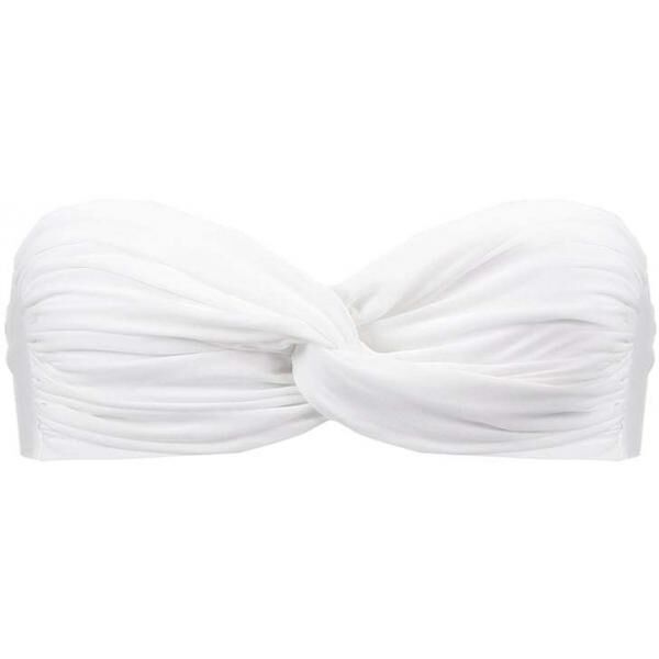 Norma Kamali JOHNNY Góra od bikini white NK081D000-A11