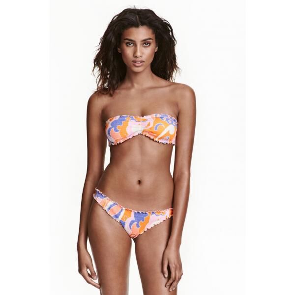 H&M Dół od kostiumu 0272053007 Pomarańczowy/Wzór