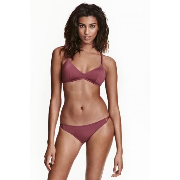 H&M Dół od kostiumu 0361273006 Burgund