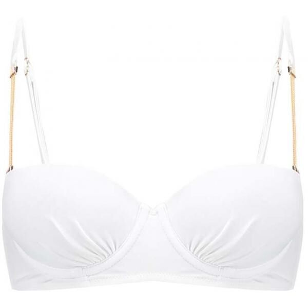 Topshop Góra od bikini white TP781D00S-A11