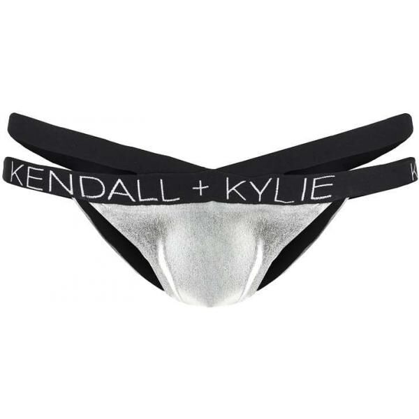 Topshop KENDALL + KYLIE Dół od bikini silver TP721M034-D11