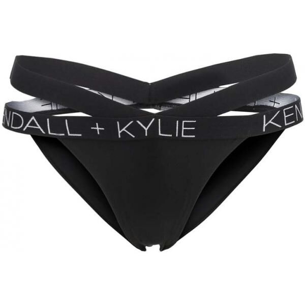 Topshop KENDALL + KYLIE Dół od bikini black TP721M02Z-Q11