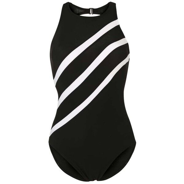 Miraclesuit TRIPLE PLAY Kostium kąpielowy black/white MR541H00M-Q11