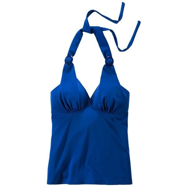Tchibo Top od tankini wiązany na szyi, niebieski 400033081