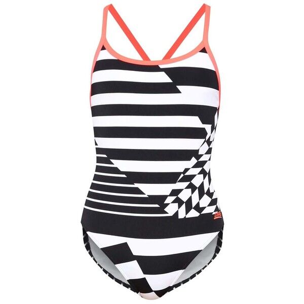 Zoggs Kostium kąpielowy black/white ZG141H025-Q11