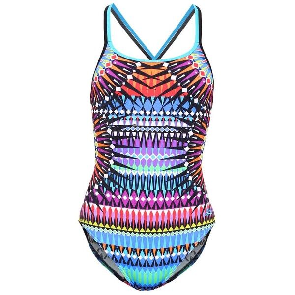 Zoggs DIGITAL AMARA Kostium kąpielowy multi ZG141H023-T11