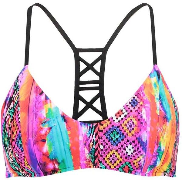 Seafolly MEXICAN SUMMER Góra od bikini multicoloured S1981D06B-T11
