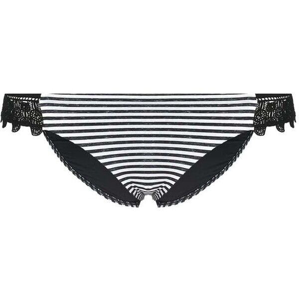 Seafolly RIVIERA Dół od bikini black marle S1981D05M-Q11